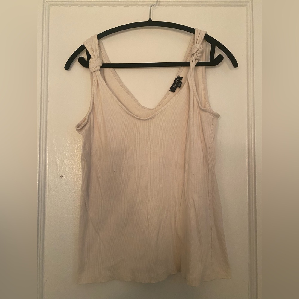 Saint + Sofia ribbed knot tank (US 16)